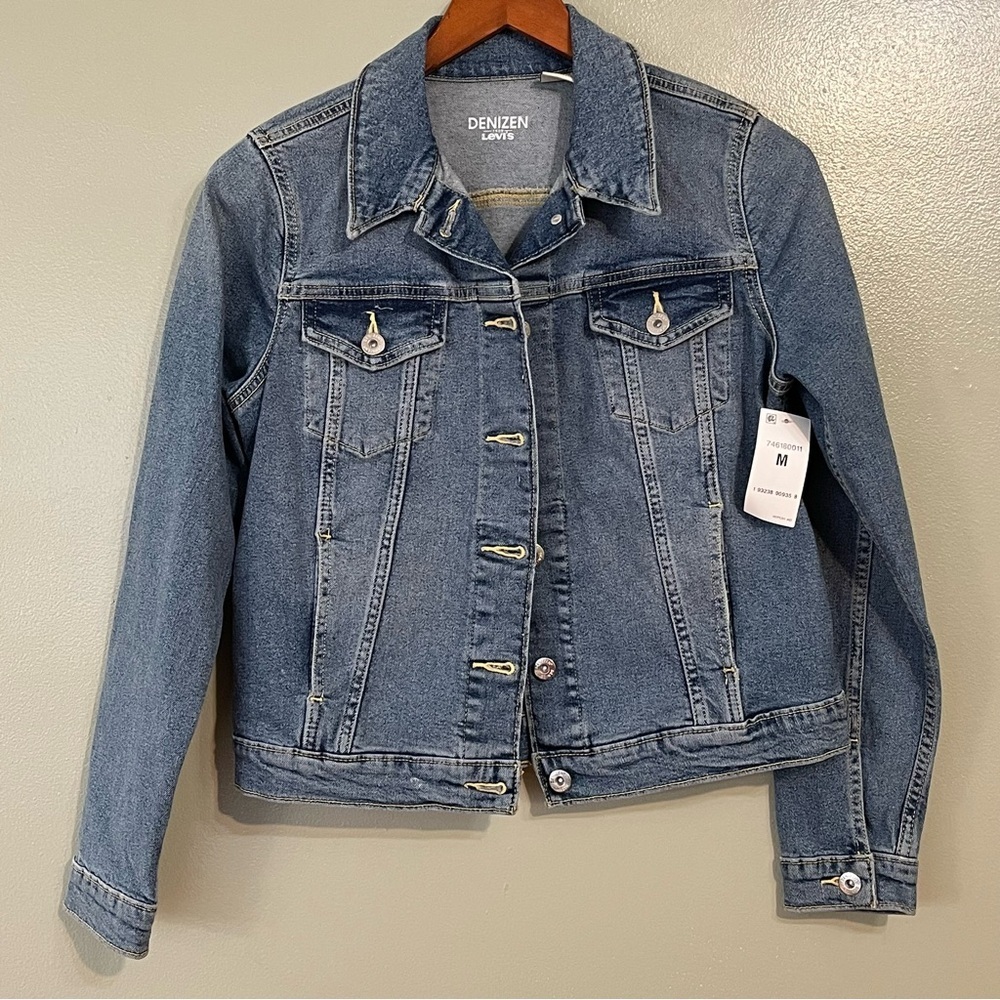 Denizen Levi's Blue Denim Jacket Womens M NWT